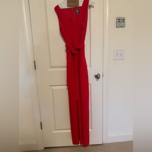 Elegant Red Jumpsuit